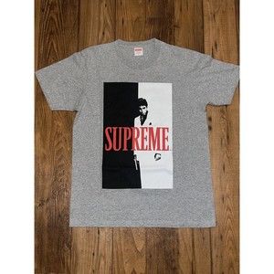 Supreme New York Scarface Split Tee GRAY size (M) VERY RARE‼️💎